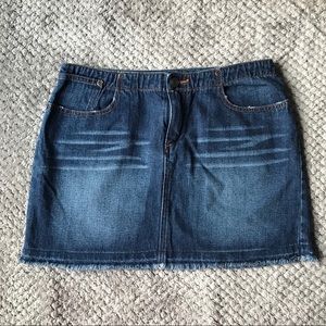 Stretchy Denim Skirt